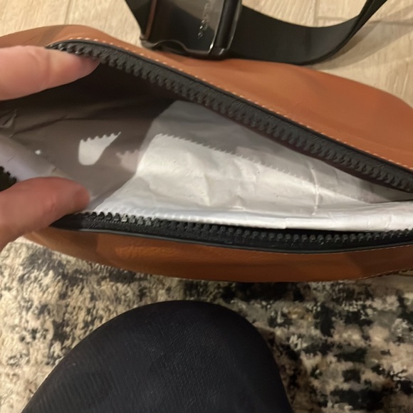 ✨NWT💥 Coach Warren Blt Bag Shear QB/Ginger - Picture 7 of 11